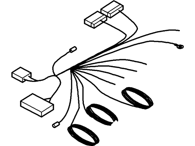 Ford BB5Z-14B504-C Wiring Assembly