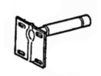 Lincoln F1VY17754A Bracket - Bumper Mounting