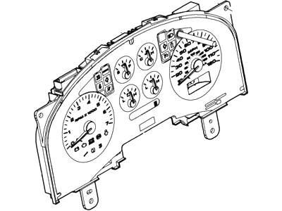 Lincoln 7L3Z-10849-DB Instrument Cluster