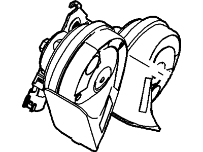 Ford 4S4Z-13832-BA Horn Assy