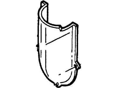 Ford F6AZ-54405A90-A Shield - Fuel Fill Housing