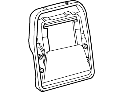 Ford XF2Z-1666800-BA Pad - Rear Seat Back