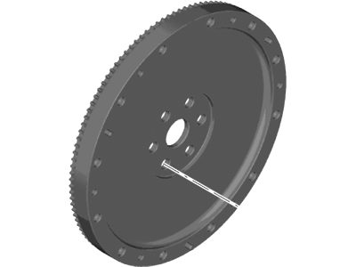 Ford DG9Z-6375-A Flywheel And Ring Gear Assy