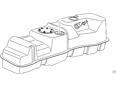 Ford 4C2Z-9002-CD Tank Assy - Fuel                   