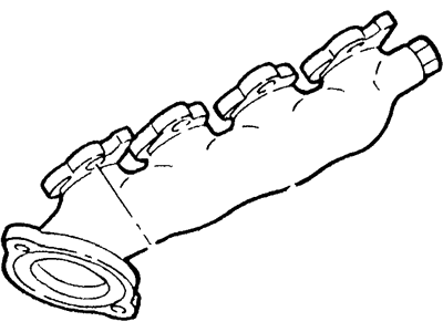 1997 Ford Mustang Exhaust Manifold - F6ZZ9431BA