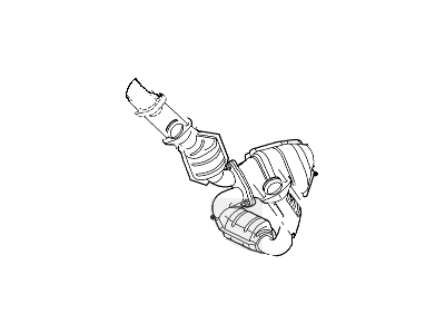 Ford Explorer Sport Trac Catalytic Converter - 3L2Z-5F250-EA