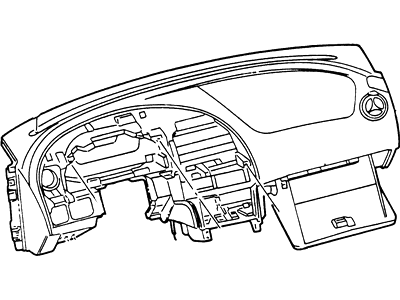 Mercury 1S8Z-6304320-BAA Instrument Panel