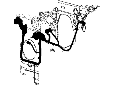 Ford DG1Z-14632-AA Wire Assembly - Jumper, Rear Passenger Side
