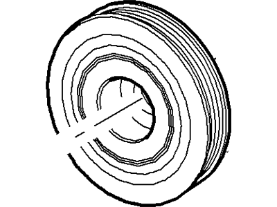 Ford 1S7Z-6312-BA Pulley - Crankshaft                