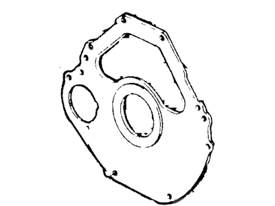 Ford F65Z-7007-GA Plate - Cylinder Block Rear        
