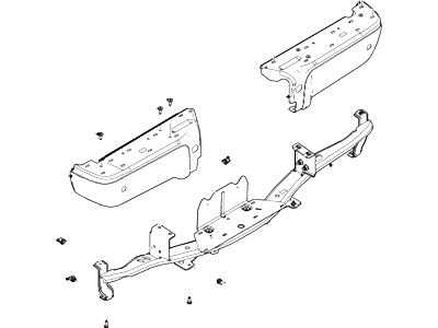 Ford 9C3Z-17906-DCP Bumper Assy - Rear