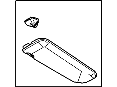 Ford 5L1Z-7804105-CB Visor Assy - Sun