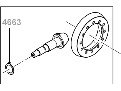 Ford 8C3Z-4209-A Gear And Pinion Assy - Driving