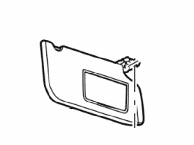 Lincoln CE9Z-7404105-DA Visor Assy - Sun