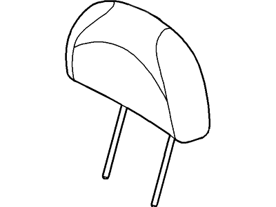 Ford AL8Z-78611A08-BD Head Rest Assy