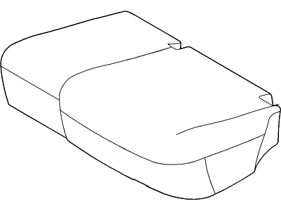 Ford BL8Z-7863804-CC Cover Assy - Rear Seat Cushion