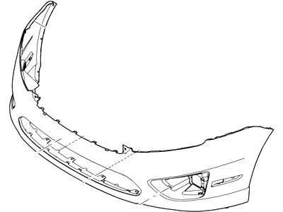 Mercury AE5Z-17D957-BACP Bumper Assy - Front