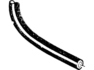 Ford E9UZ-18472-B Hose And Tube Assy - Heater Outlet 