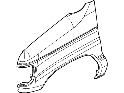 Ford 2C2Z-16005-AA Fender Assy - Front