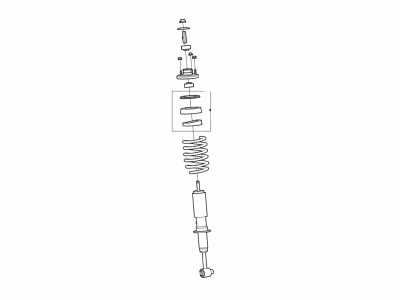 Mercury GU2Z-18A092-C Strut - Loaded Assembly