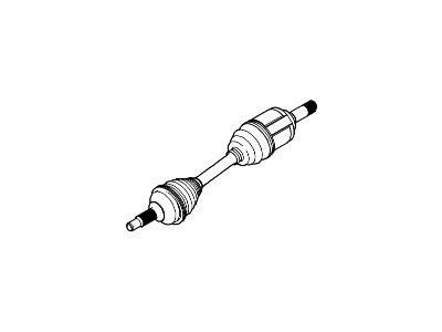 Ford DG1Z-3B437-A Shaft - Front Axle