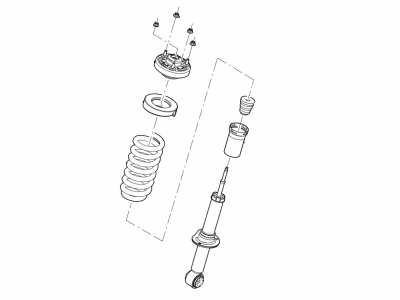 Ford GU2Z-18A092-M Strut - Loaded Assembly