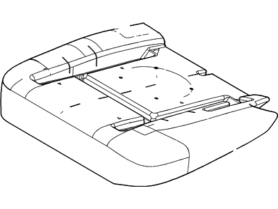 Mercury 6W7Z-54632A22-B Cover And Pad - Front Seat Back
