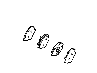 Mercury 2F1Z-2001-AA Kit - Brake Shoe                   