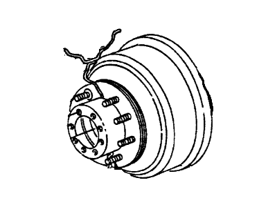 Ford E7TZ-1126-B Drum - Brake                       