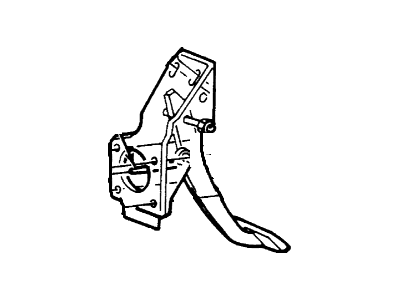 Ford 6C2Z-2455-AA Pedal Assy - Brake