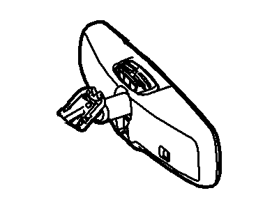 Ford 8U5Z-17700-H Mirror Assy - Rear View - Inner