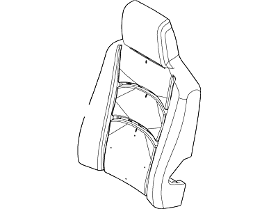Ford 1C2Z-1564810-DA Pad - Seat Back