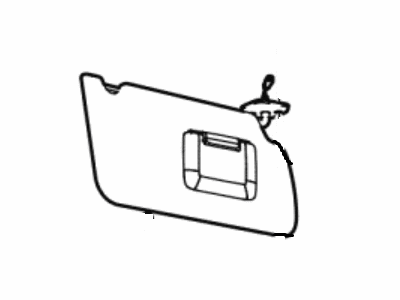 Ford CA8Z-7404105-AA Visor Assy - Sun