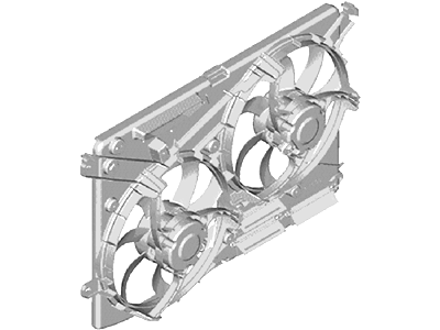 Ford DG9Z-8C607-D Motor And Fan Assy - Engine Cooling