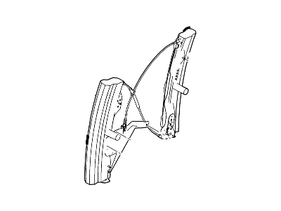 Lincoln 8A5Z-5423209-A Regulator - Window - Less Motor