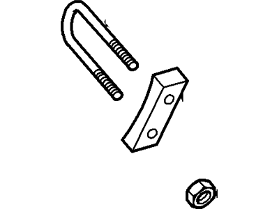 Ford BE8Z-5A233-B Kit - Exhaust System Mountings