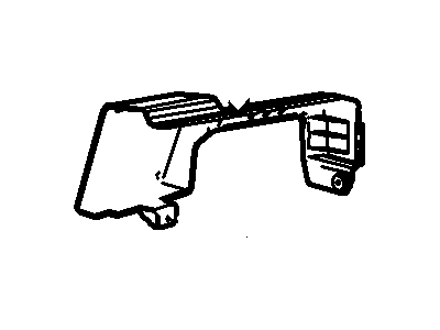Ford 3F2Z-1761349-CAE Cover, Driver Side 3F2Z-1761349-CAE Ford Cover, Driver Side Illustration 1 of 1