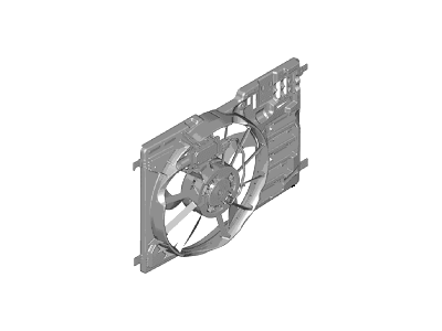 Ford CV6Z-8C607-C Motor And Fan Assy - Engine Cooling