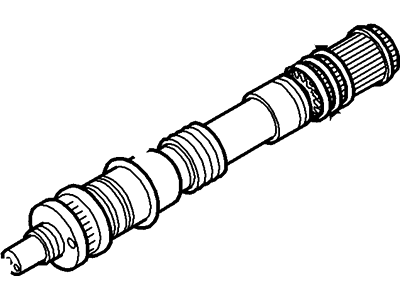 Ford 3L3Z-7060-AA Shaft Assy - Output