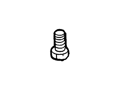 Ford -E804387-S Bolt - Hexagon Head