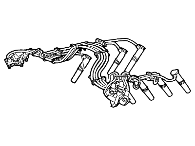 Mercury F8PZ-12259-LA Plug Wire Set