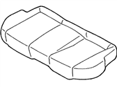 Ford Escort Seat Cushion - XS4Z63600A88AA Seat Frame, Rear
