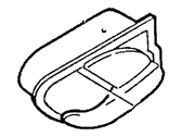 Mercury Mystique Door Handle - F7RZ5422600AA Handle, Inside, Passenger Side