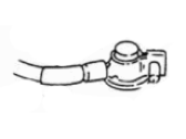 Ford Contour Battery Cable - F5RZ14300A Positive Cable