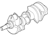 Ford E-250 Econoline Crankshaft - 4L3Z-6303-ARM Crankshaft
