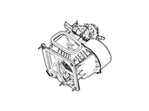 Ford Excursion Blower Motor - 5C3Z-18456-E Blower Assembly