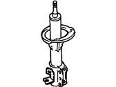 Ford Escort Shock Absorber - 3U2Z-18125-GA Strut, Passenger Side
