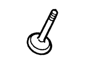 Ford Intake Valve - YF1Z-6507-BA Intake Valve