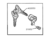 Ford Escort Door Lock Cylinder - F8CZ-6322050-AA Ignition Lock Cylinder