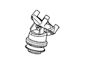 Lincoln Continental Motor And Transmission Mount - 1F3Z-6038-AA Front Mount, Passenger Side